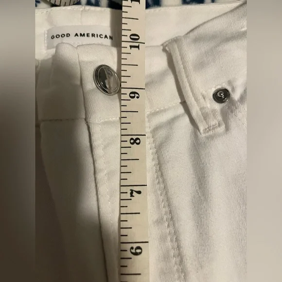 Good American White Skinny Jeans Size 4 - Picture 8 of 9